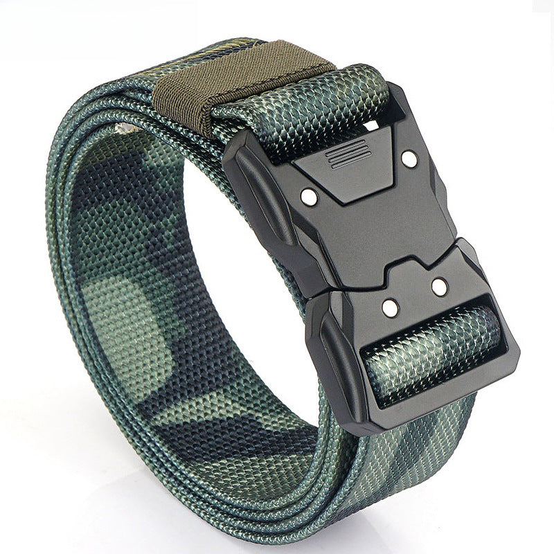 Quick-Release Tactical Belt Nylon Pants for Men