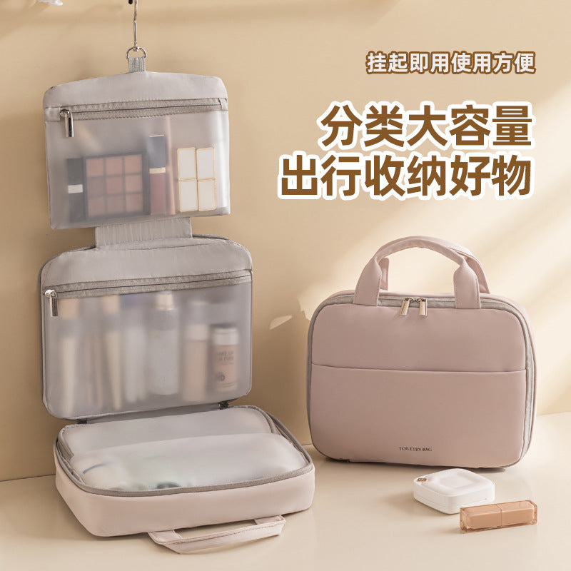 New Cosmetic Bag Women's Large Capacity High-End Portable