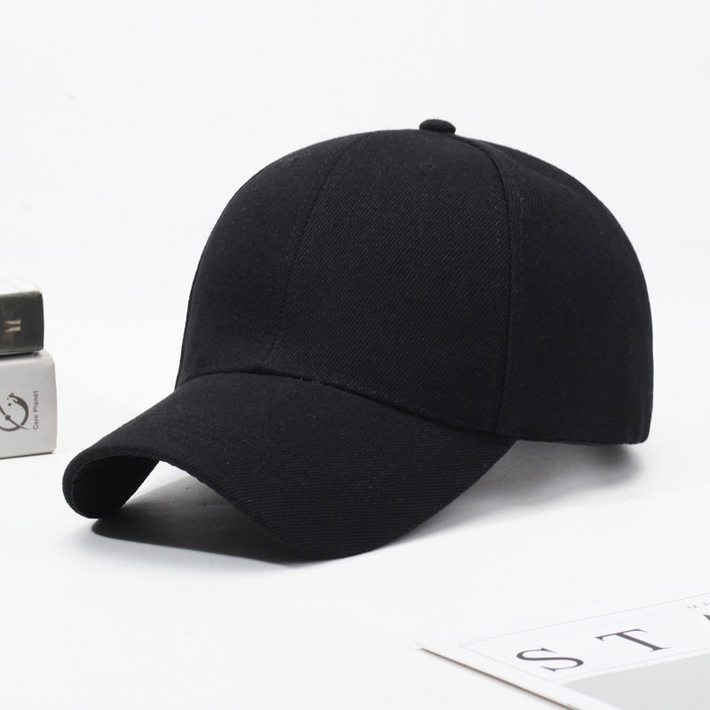 Men's Solid Color Curved Brim Baseball Cap