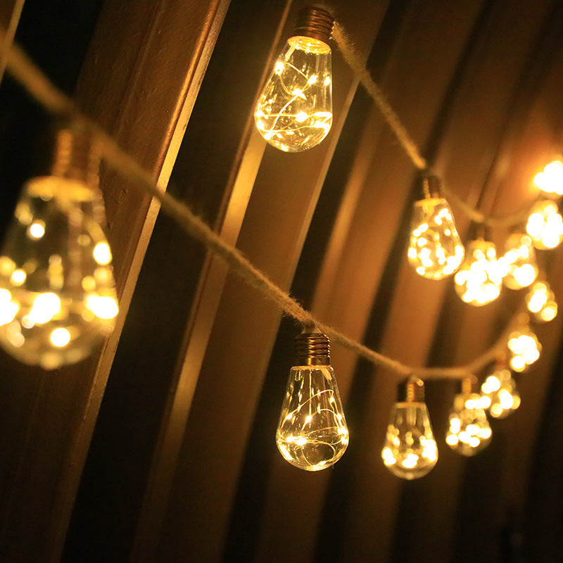 Outdoor Camping LED Copper Wire String Lights Waterproof