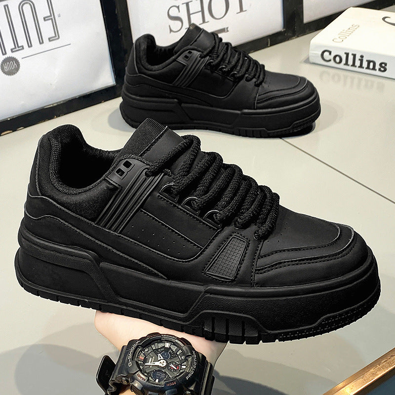 STOCK-White Thick-Soled Sneakers – Summer Youth Style