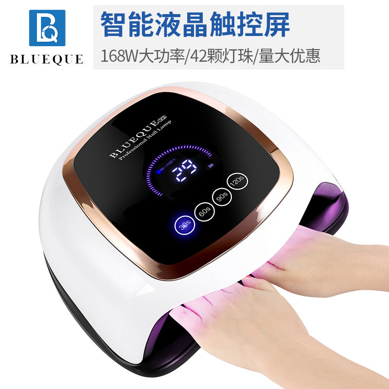 BLUEQUE 168W LED UV Nail Lamp – LCD Touch Screen