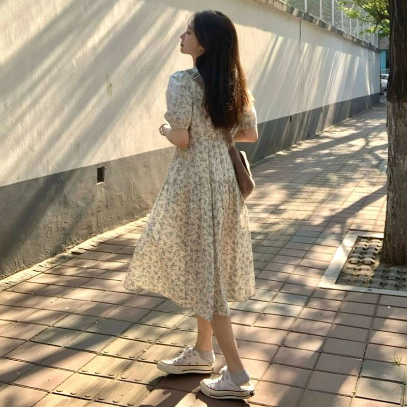 Floral Vacation Dress | French Tea Break Long Dress