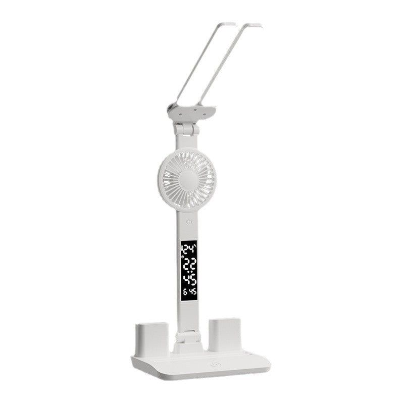 Multifunctional Fan Desk Lamp for Study and Reading