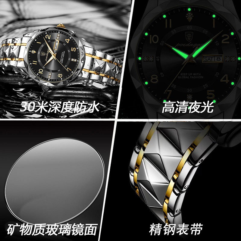 INSTOCK- Swiss Brand Luxury Men’s Quartz Watch Waterproof