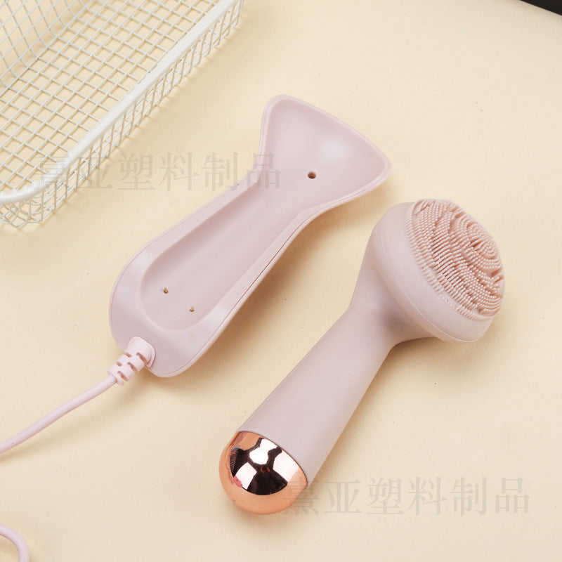 Electric Silicone Facial Cleansing Brush – USB Rechargeable