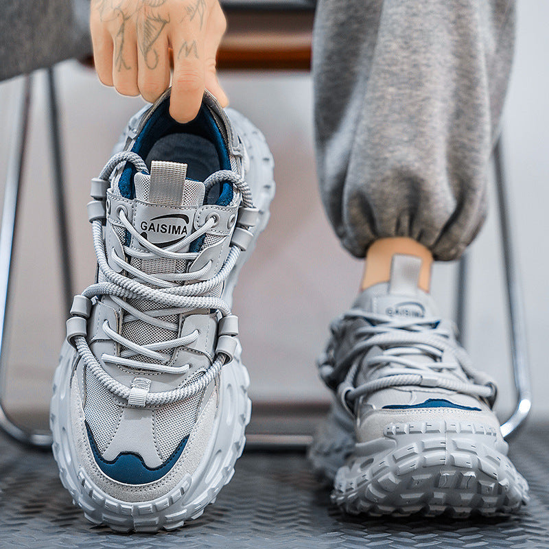STOCK-Breathable Thick-Soled Sneakers – Stylish Dad Shoes