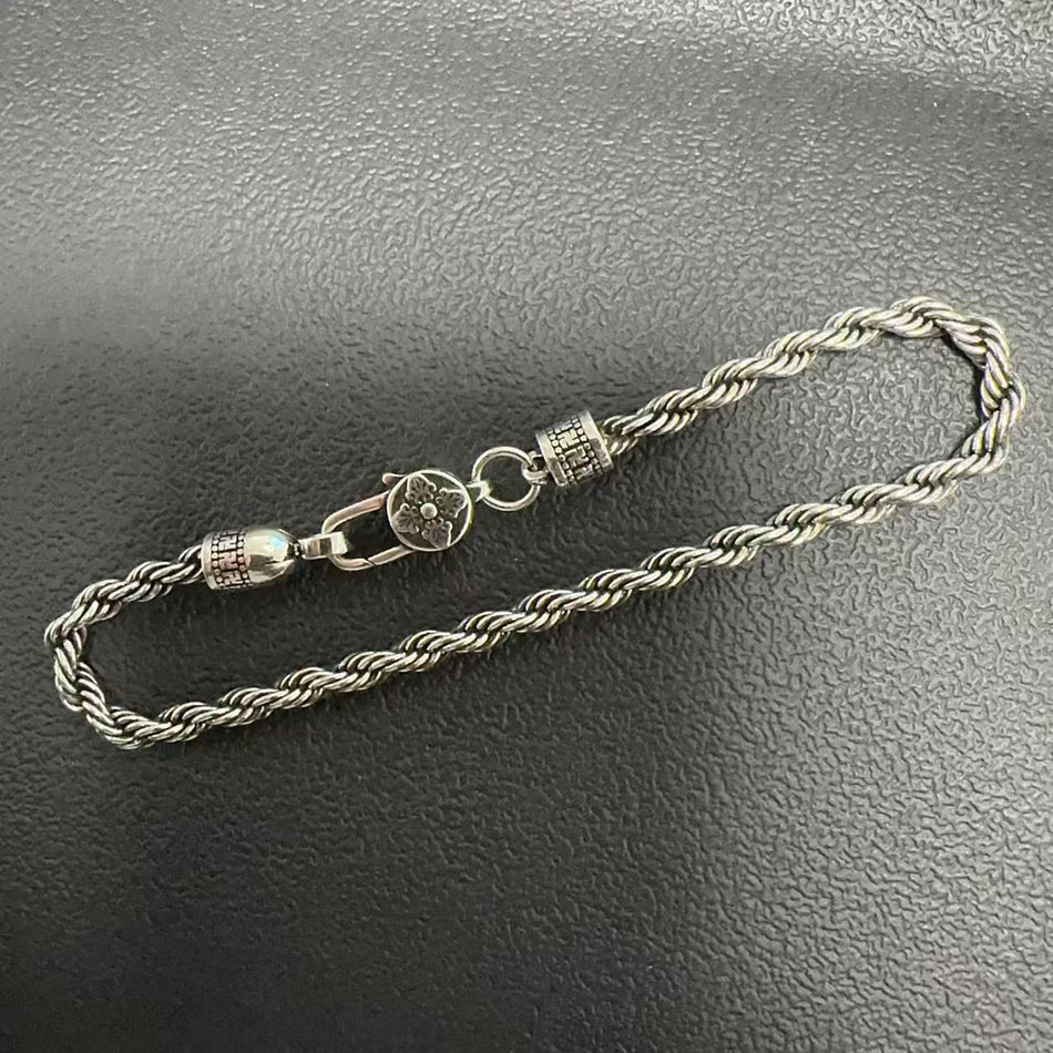 INSTOCK - Handmade Twist Hemp Bracelet – Vintage Style for Men