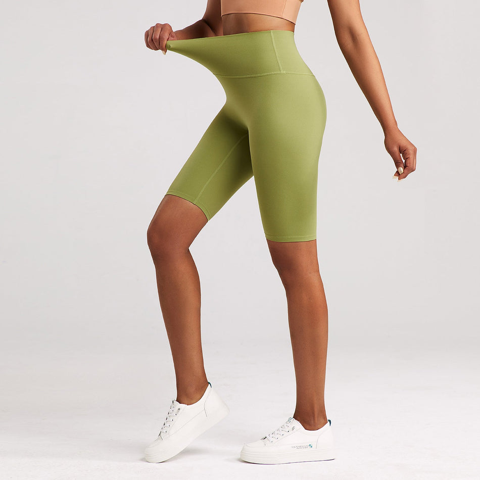 NUF Antibacterial High-Waist Five-Point Yoga Pants