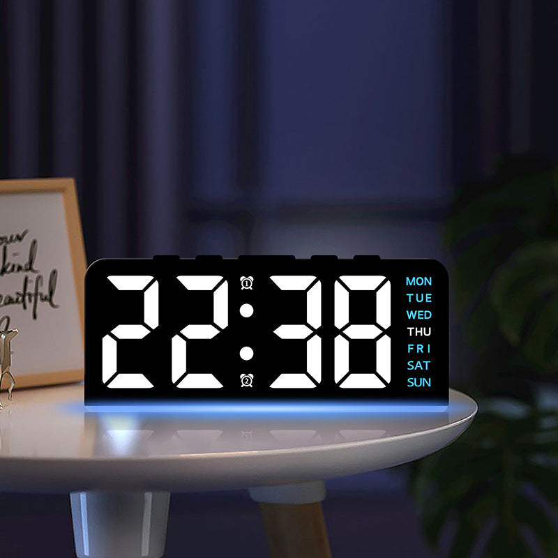 GH8033 LED Digital Desk Clock with Date & Multifunction