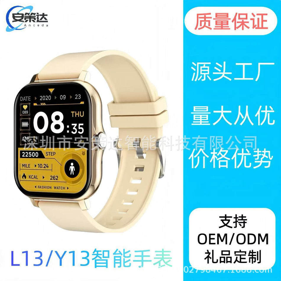 L13/Y13 Smart Watch with Bluetooth Call & Fitness Tracking