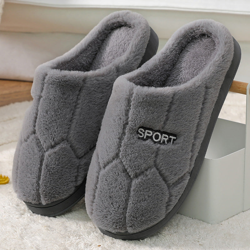 Warm Thick Cotton Slippers Non Slip Indoor Home Wear