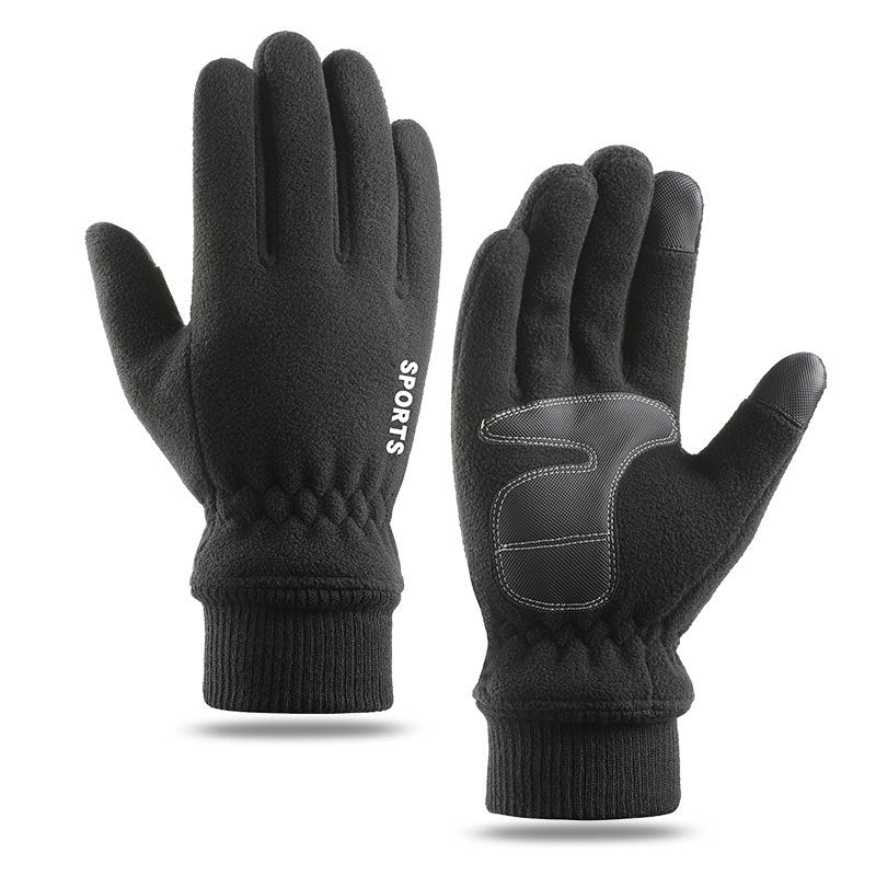 Men’s Winter Fleece-Lined Touchscreen Driving Gloves