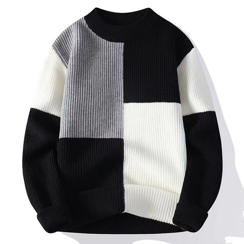 Men’s Korean Style Autumn-Winter Round Neck Sweater