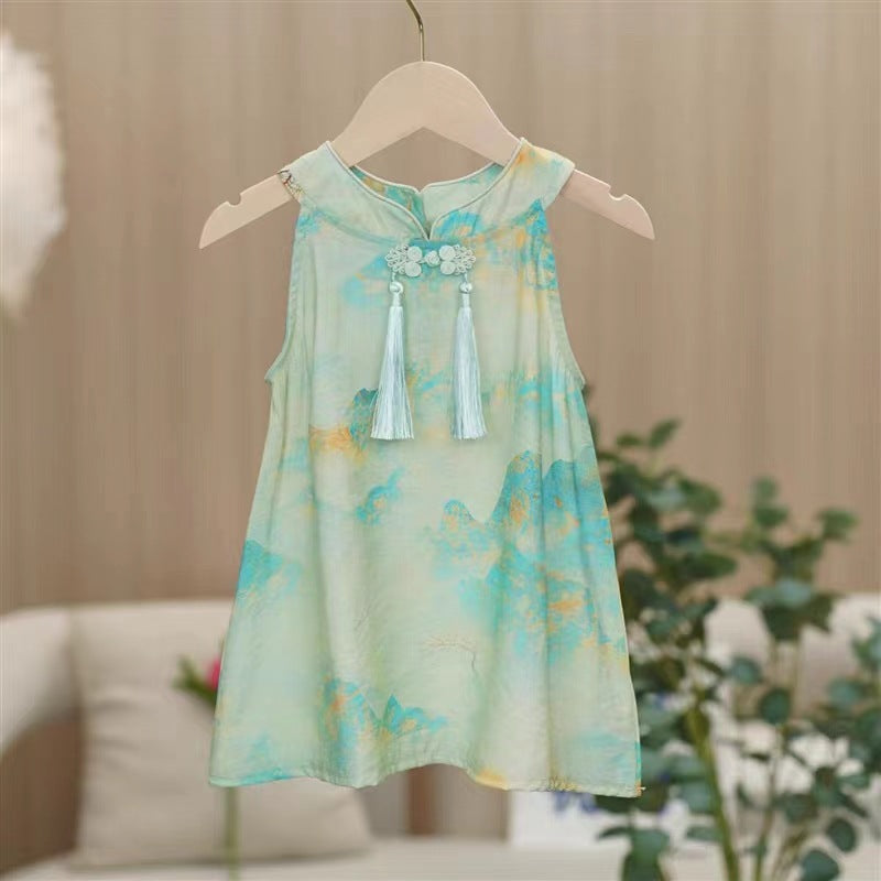 Girls Hanfu Princess Dress Summer Chinese Fairy Style – Summer Kids Fashion Nepal | Tudoholic