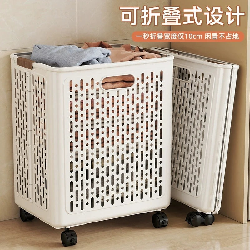Foldable Laundry Basket – Bathroom & Clothes Storage
