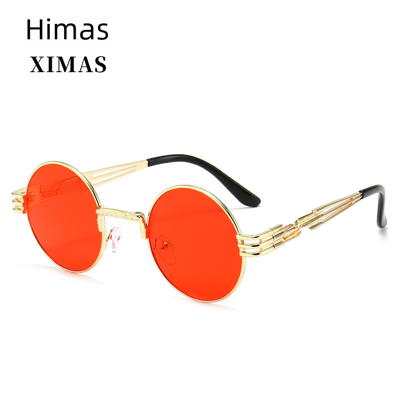 Round Steampunk Travel Sunglasses | Bold Retro Look