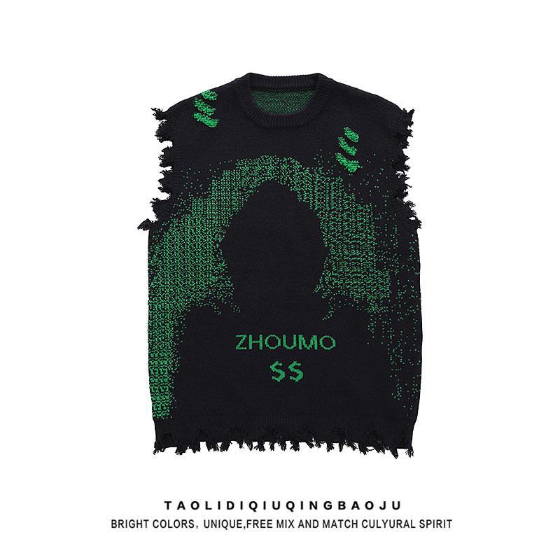 Sleeveless Sweater – American Street Style Tassel Vest