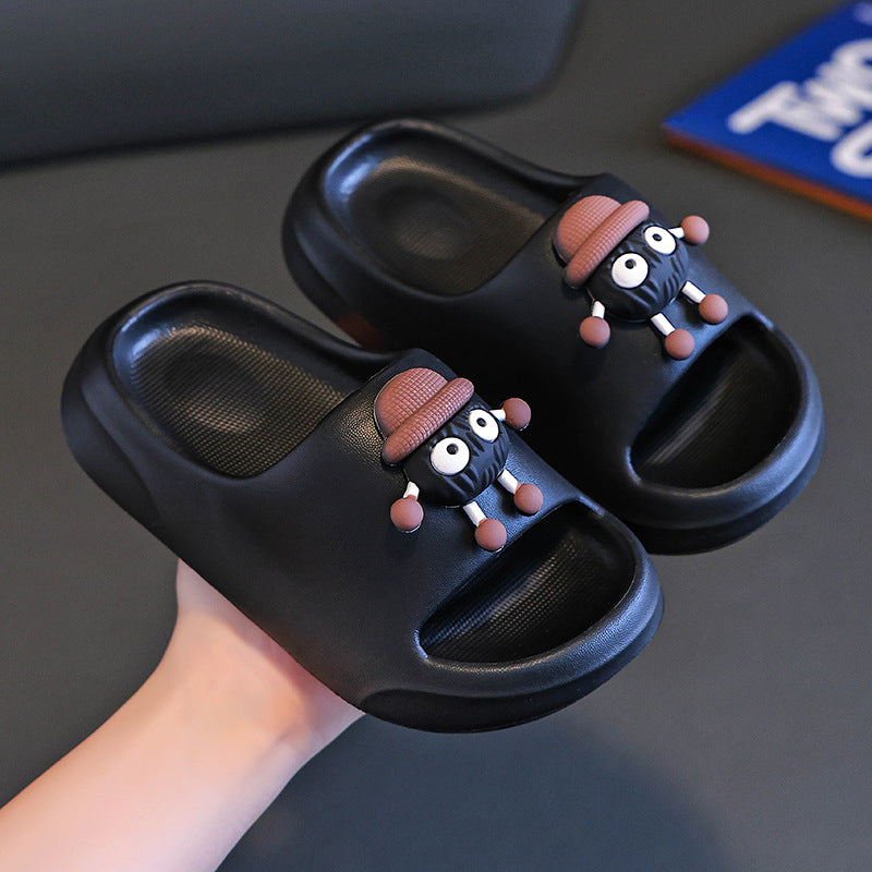 Boys Panda Soft Thick Sole Summer Sandals Slippers