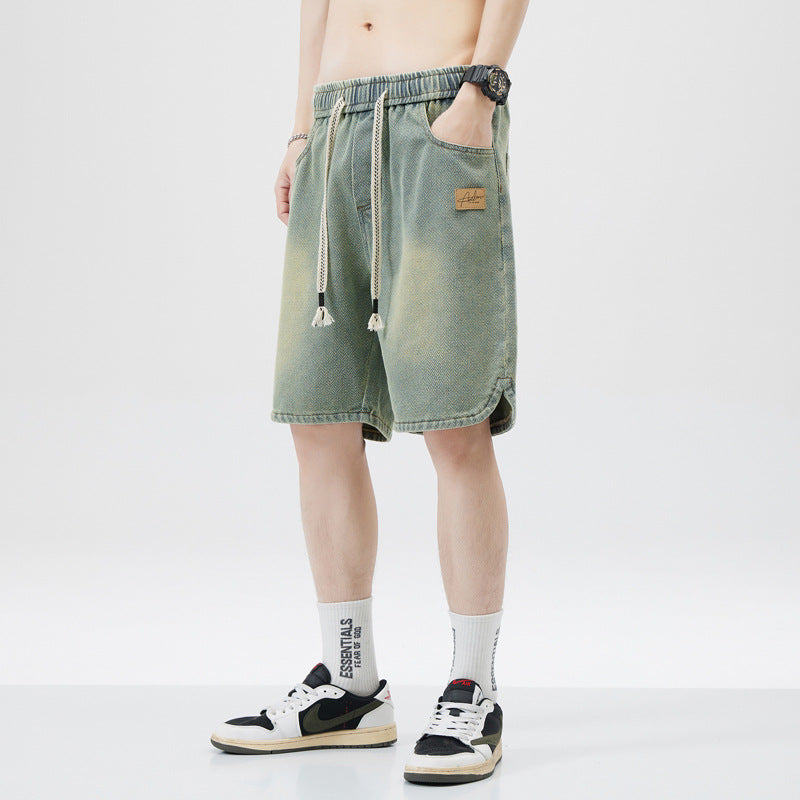 Men's Workwear Denim Shorts – Loose Summer Fit