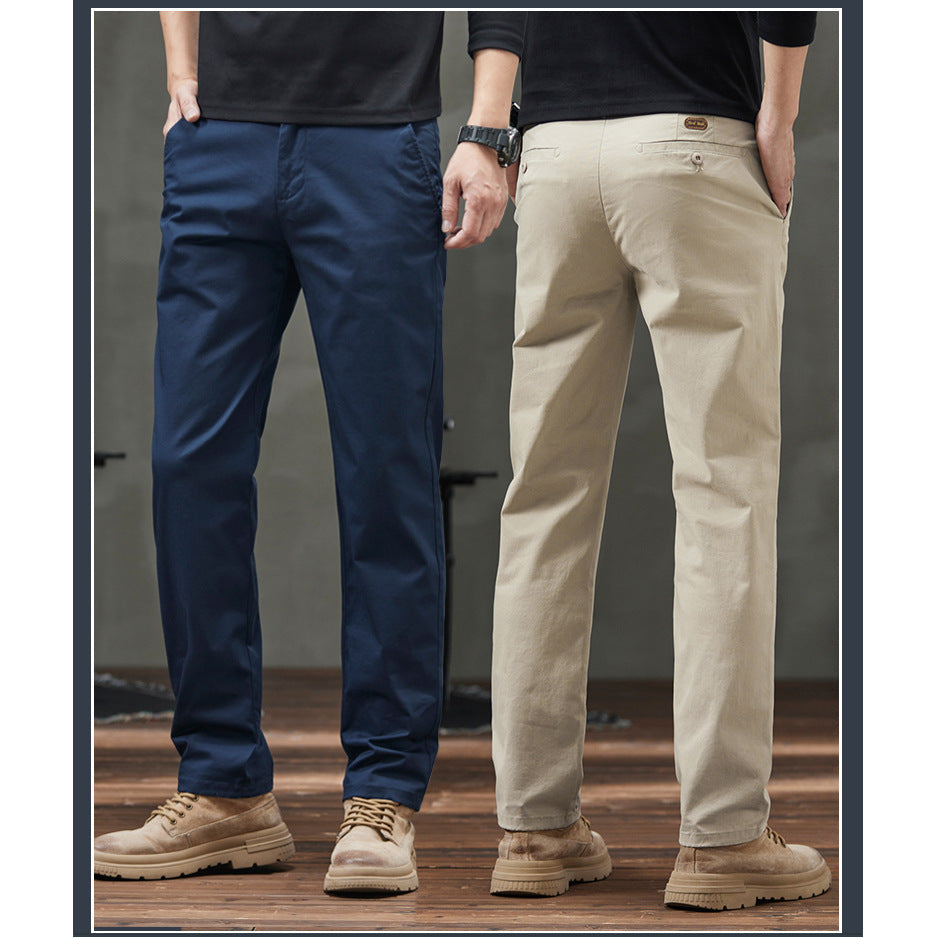 Men’s Thin Business Casual Pants – Spring Summer Straight