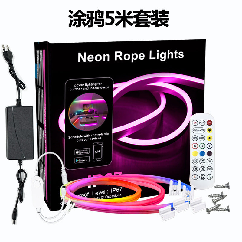 WiFi Bluetooth Neon LED Strip 10M Voice Control Light