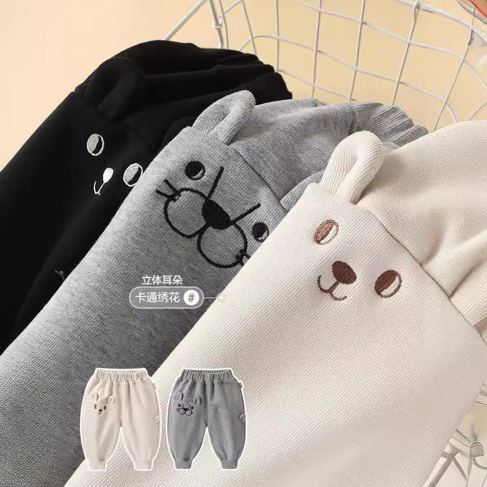 INSTOCK-Baby One-Piece Velvet Winter Pants Thick Fleece-Lined