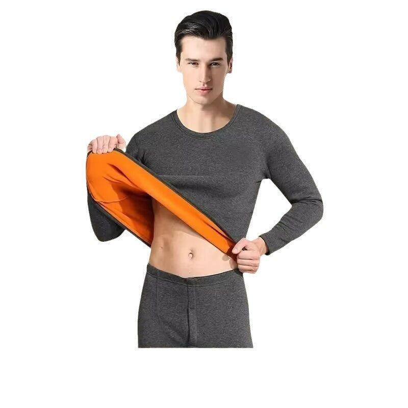 Men’s Fleece-Lined Thermal Set Warm Cold-Proof Base Layer