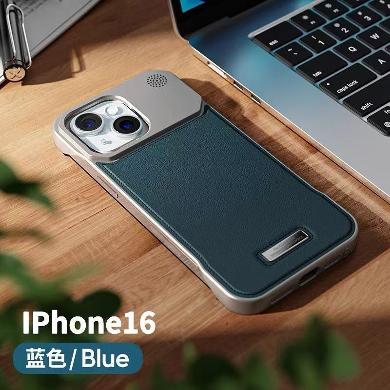 INSTOCK-Frameless Magnetic Leather iPhone Case  Anti-Fall Design