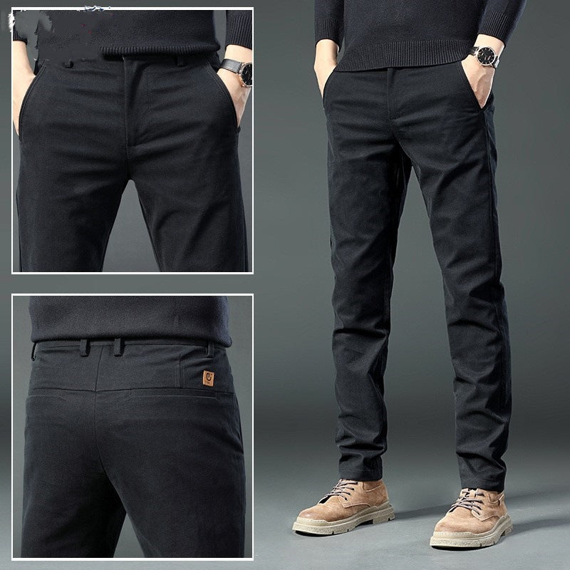 INSTOCK-Men's Loose Straight Pants & Comfy Business Casual Fit
