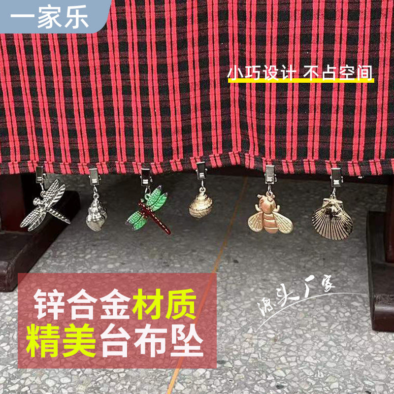 Creative Zinc Alloy Tablecloth Pendants Insect Style Set