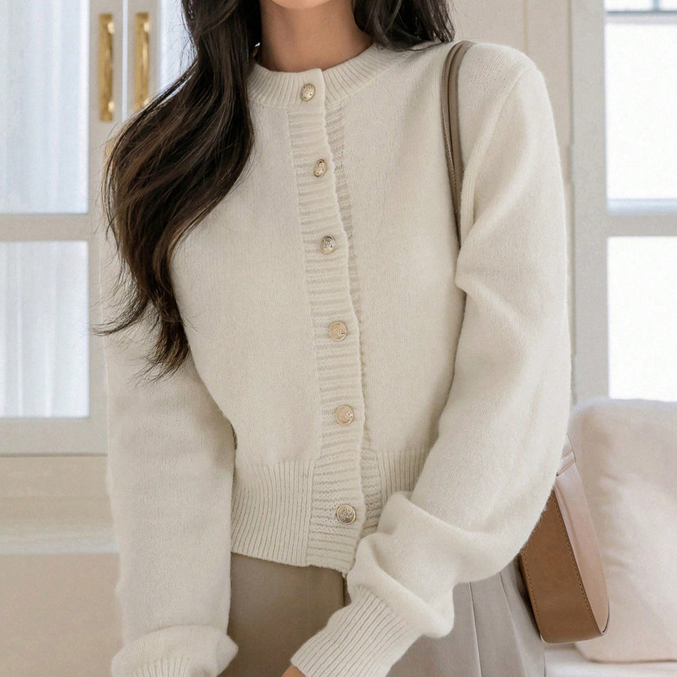 Korean Chic Knit Cardigan
