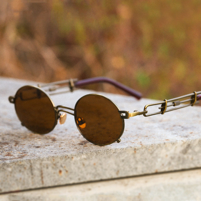 Jett 896 Retro Metal Sunglasses | Steampunk Trend