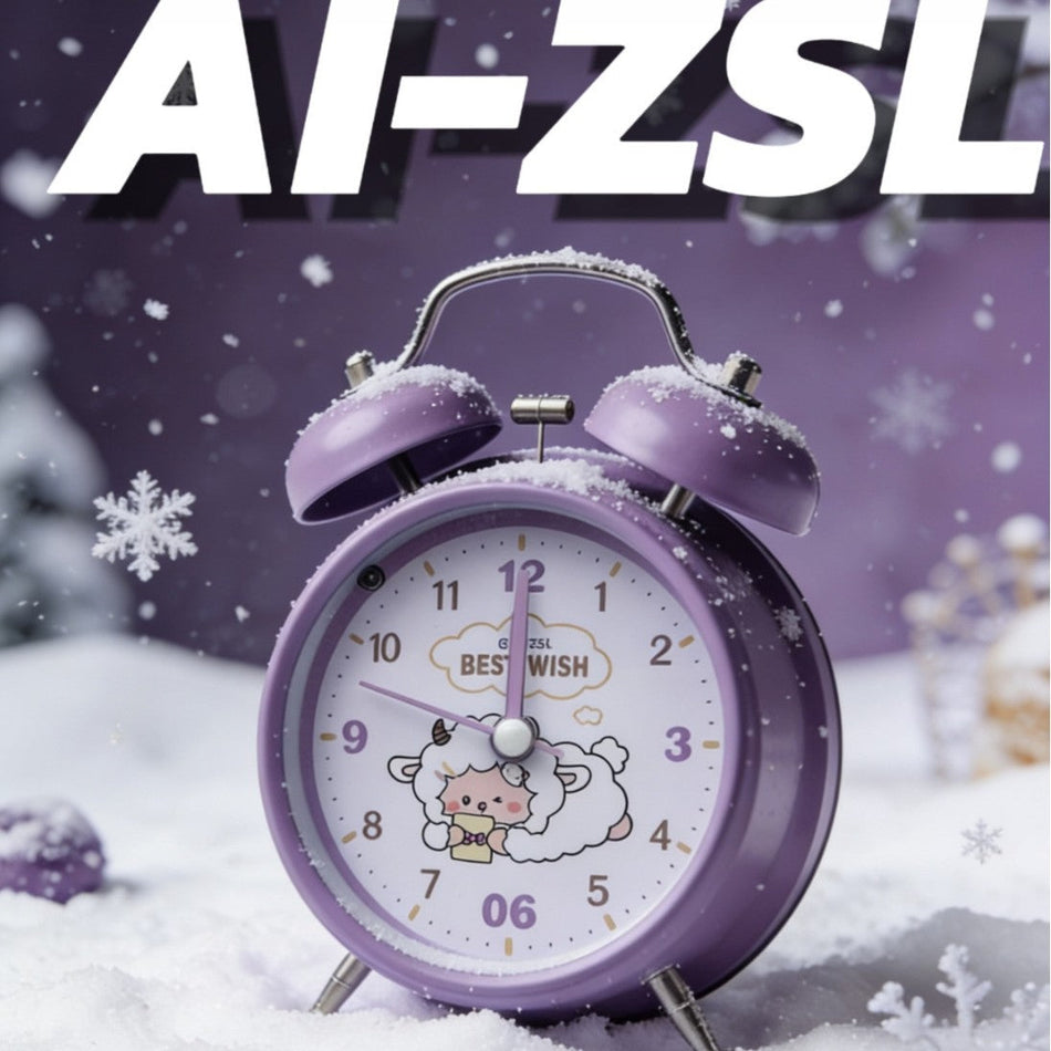 Three-Inch Alloy Bell Alarm Clock for Students