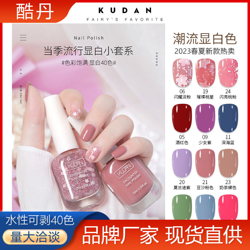 Kujan Tear-Off Nail Polish – Water-Based Quick-Dry