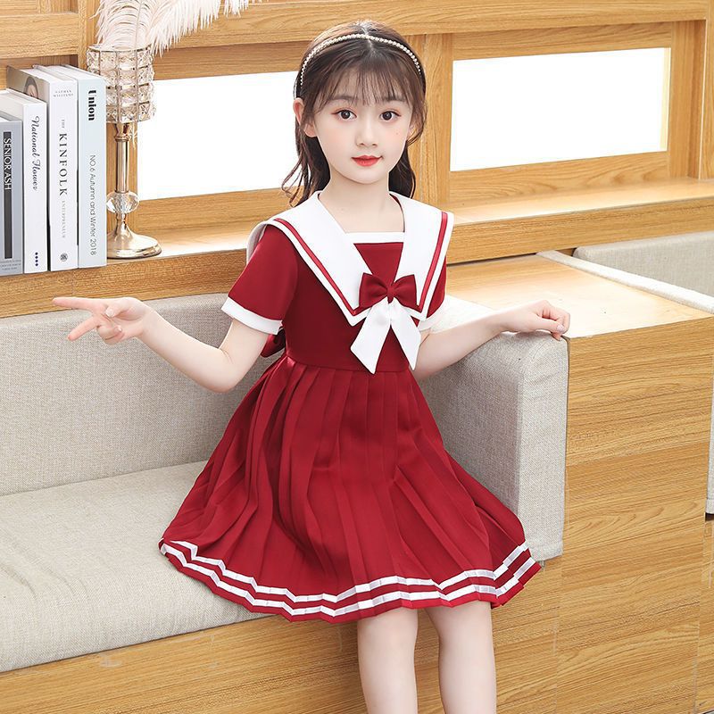 Girls’ Holiday Cotton Dress – Summer 2025 Kids’ Casual Wear