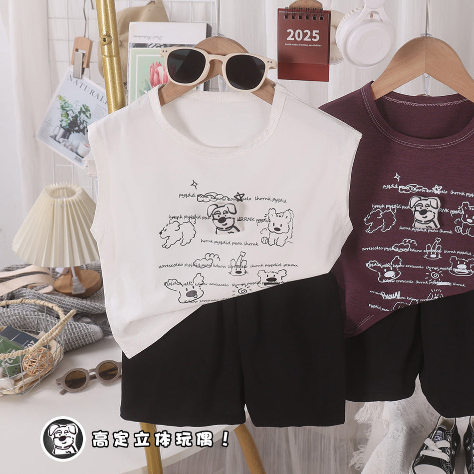 Kids’ Lyocell Sleeveless Set