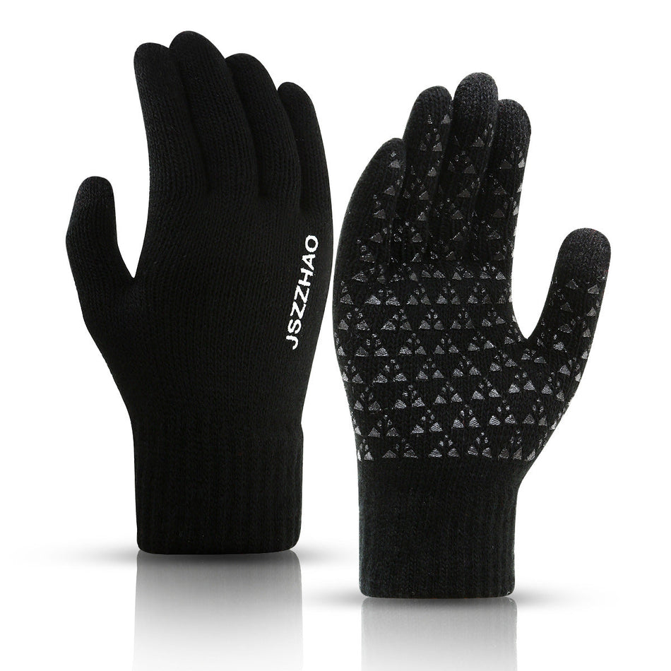 Men’s Outdoor Touch Screen Winter Running Gloves Warm