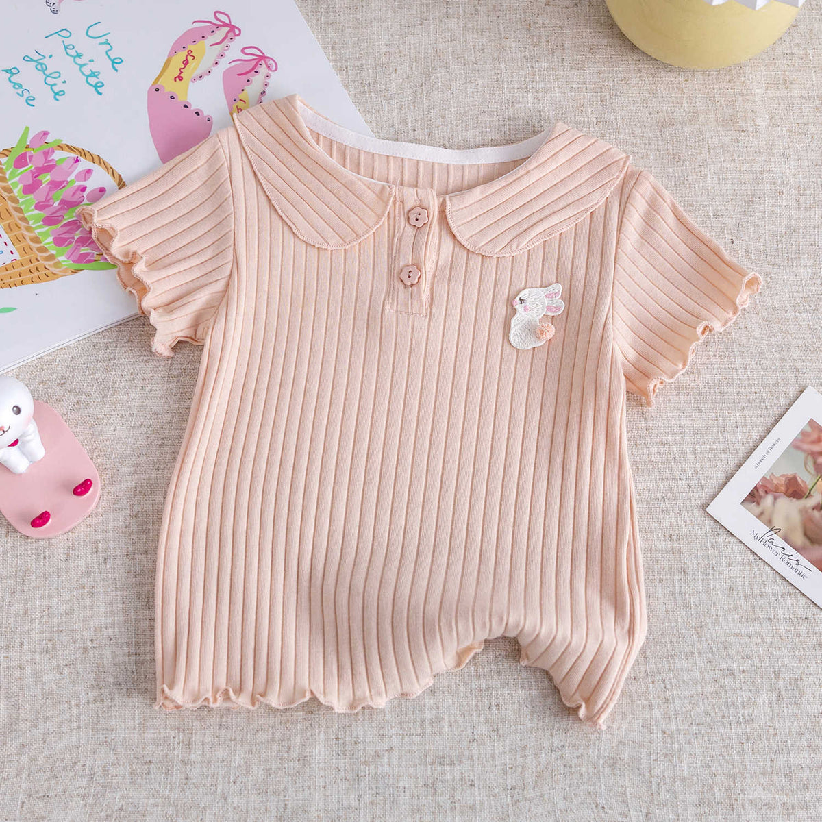 Girls Pure Cotton T-Shirt – Simple All-Match Summer Top – T-Shirts – Image 8