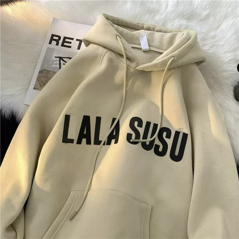 Men’s Velvet Hooded Sweatshirt for Autumn-Winter
