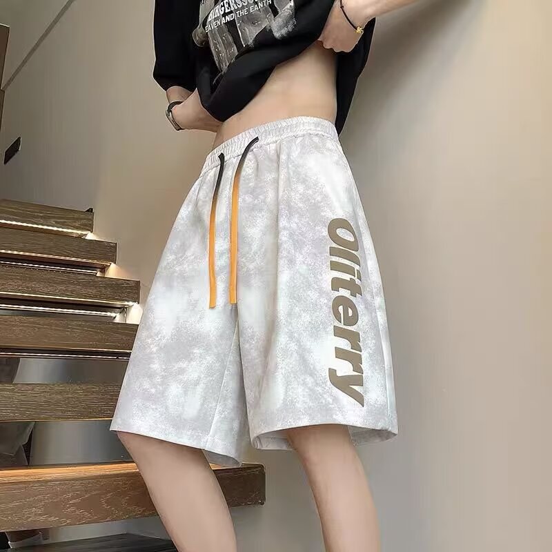 Men’s American Tie-Dye Summer Loose Casual Shorts