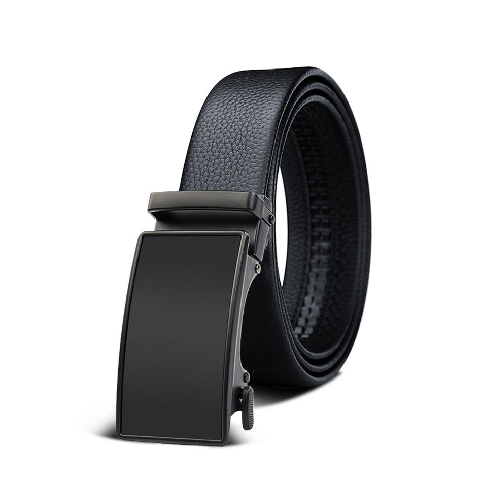 Paul Light Luxury Men's Leather Belt – Automatic Buckle