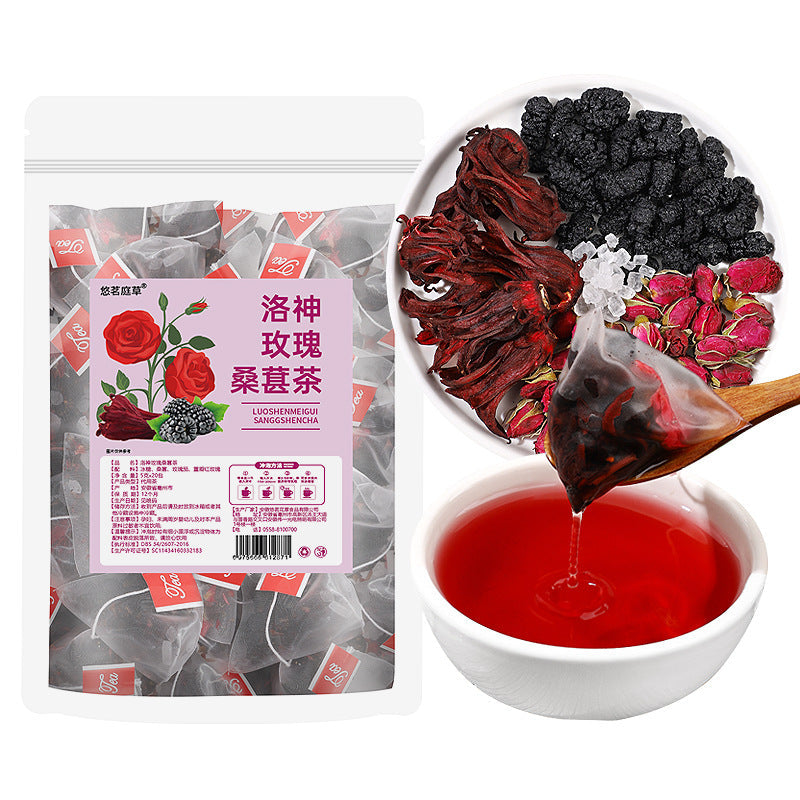 Mulberry Rose Roselle Fruit Tea