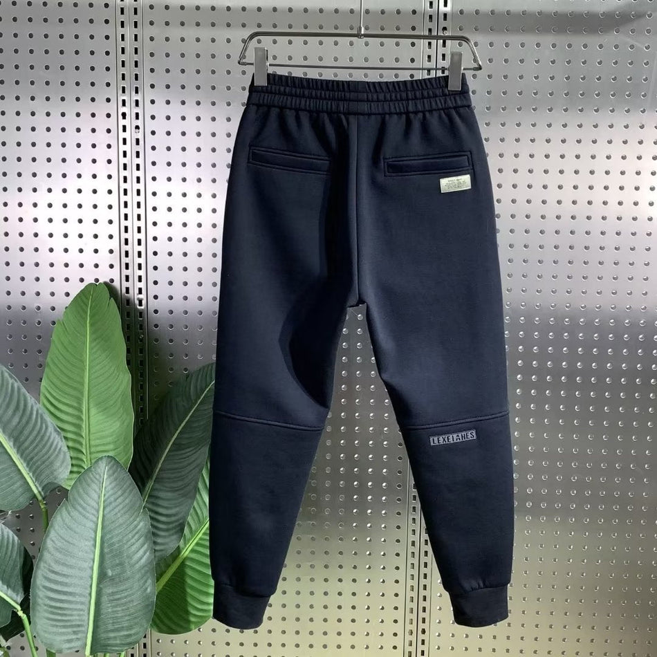 STOCK-Men’s Knitted Sweatpants Loose Casual Autumn Winter