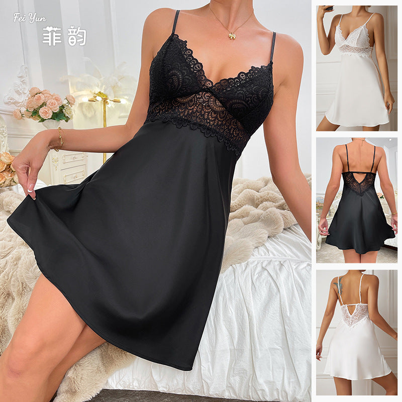 Best-Seller Satin Lace Camisole Nightgown