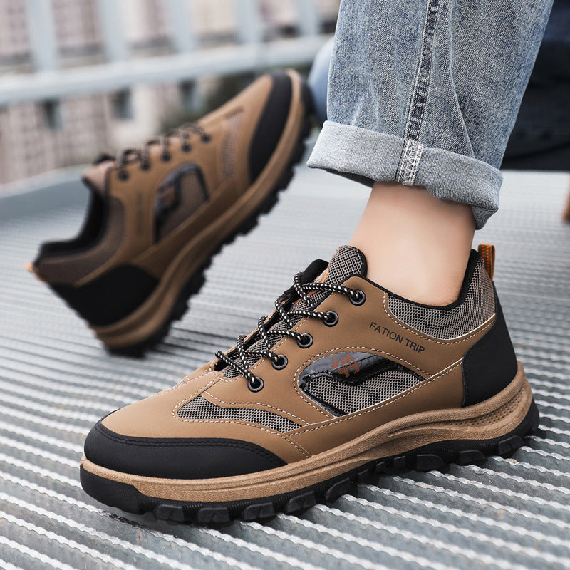 INSTOCK-Wear-Resistant Hiking Shoes | Comfortable Dad’s Walking