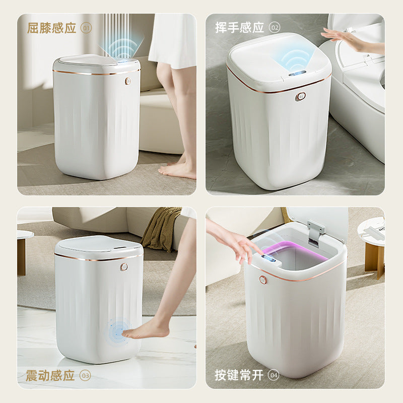 Smart Sensor Trash Can with Automatic Lid