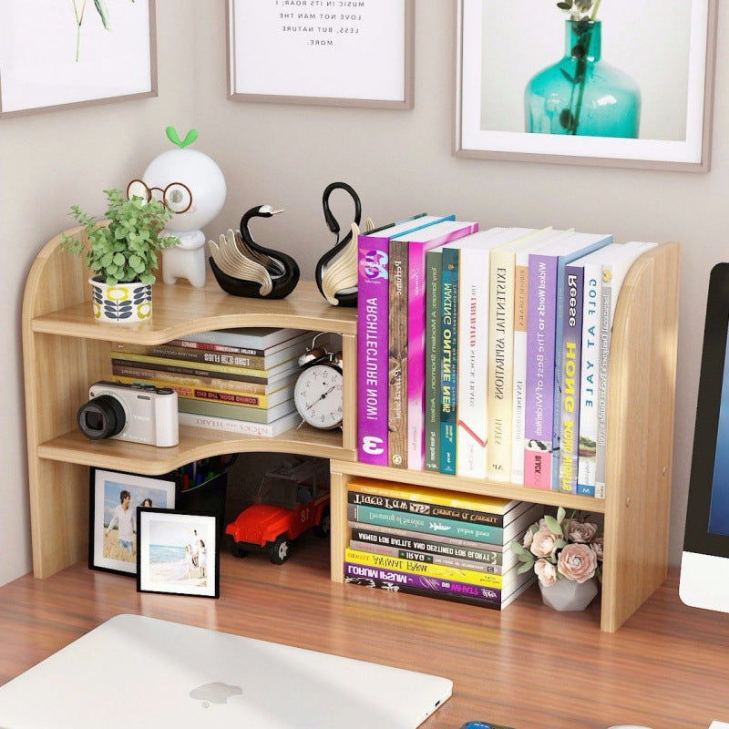 STOCK-Children’s Small Desktop Bookshelf Simple Storage Rack