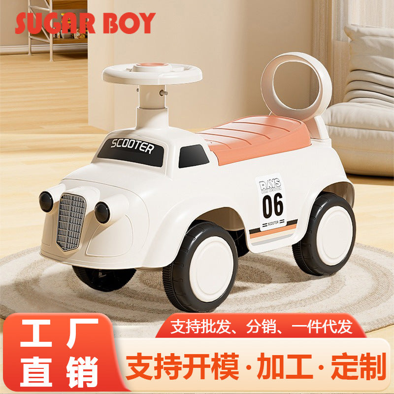 4-Wheel Baby Balance Sliding Scooter Anti-Rollover 1–3Y