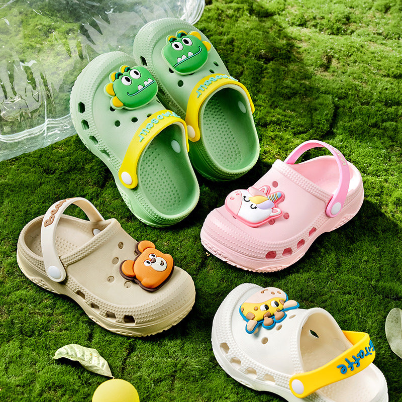 Happy Mary Kids Hole Shoes Summer Sandals Slippers